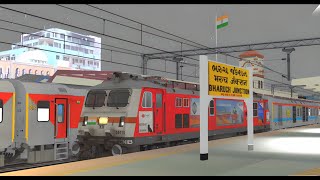 🔥 Experience the Thrill! BHARUCH to BANDRA on the 22956 Kutch Express | 🚂Train Simulator MSTS LIVE