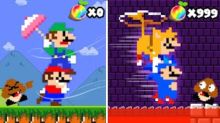 Super Mario Bros. but Every Seed Makes Mario and Luigi Transform to Sonic | 2TB STORY GAME