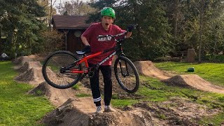 Riding My New Cruiser on The Backyard BMX Track