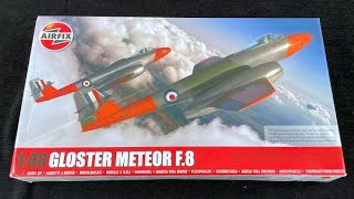 Airfix Gloster Meteor F.8, 2024 release, 1:48 scale