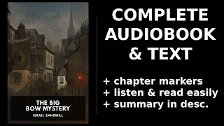 The Big Bow Mystery 🌟 By Israel Zangwill FULL Audiobook