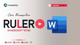 Cara Menampilkan Ruler di Word