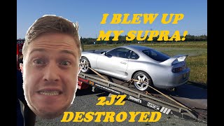 I Blew up my Mk4 Toyota Supra 2JZ! Almost ready to be back on the road.