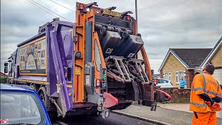 Dennis Elite 6 Bin lorry on General Waste, AUR