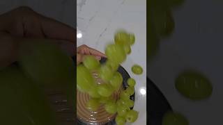 Who eats frozen grapes? #grapes #fruit 🍇