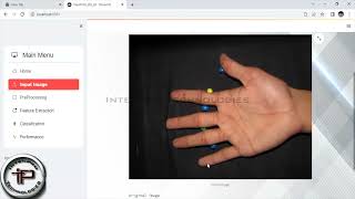 ** Streamlit Web Application ** - Palm Print Verification Using Bagging Classifier In PYTHON