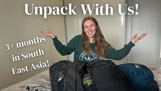 UNPACK WITH US 🧳 After 3+ Months in South East Asia | Recommendations + Regrets