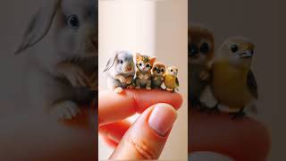 Cute animals in finger 😍😍