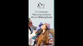 3 Common Misconceptions about Rhinoplasty Surgery