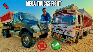 RC TATA 4825 Biggest Truck Vs Traxxas Ultimate Mega Truck Vs 5 Offroad RC Cars - Chatpat Toy Tv