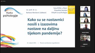 Svečano otvorenje 11. Rijeke psihologije +  predavanje