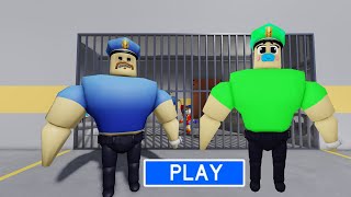 MUSCLE BARRY'S PRISON RUN! (SCARY OBBY) - Full Gameplay - No Commentary #roblox