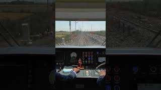 Cab View Vande Bharat Express cruising on Single Line #shorts #indianrailways