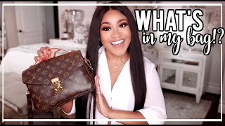 What's in my Bag? Louis Vuitton Pochette Metis 2019 | NitraaB