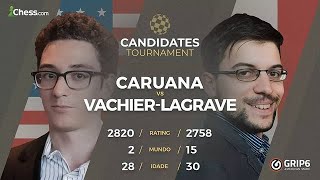 SACRIFICANDO TUDO - Caruana x MVL - Torneio de Candidatos 2020/21 - 8ª Rodada