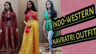 7 fusion NAVRATRI OUTFITS!!!!!! LOOKBOOK 2020 #navratrispecial #navratrioutfits #navratri