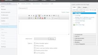 Editing Discussion Settings In Canvas