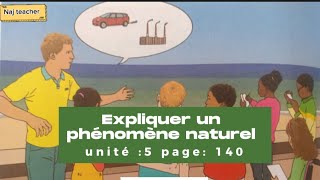 Mes apprentissages en français 5AEF:Expliquer un phénomène nature-_le réchauffement climatique -p140