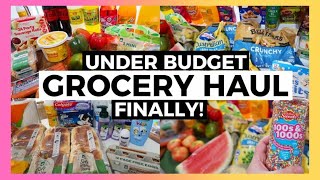 ***NEW*** GROCERY HAUL getting back ontop of things and under budget finally!