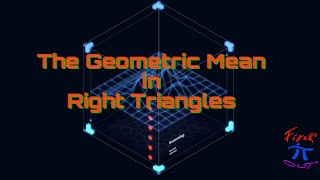 The Geometric Mean in Right Triangles