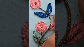 beautiful embroidery designs video unique zardozi work video easy leaf 🌿 video #shorts #hand