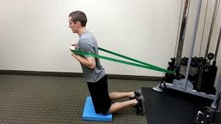 Tall Kneeling Nordic Hamstring with Posterior Anchor