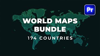 World Maps Bundle For Premiere Pro