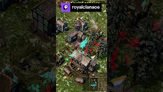 How to lose 700 res in 30 seconds! | #RoyalRumble | #rts #royalclanaoe #ageofempires3de