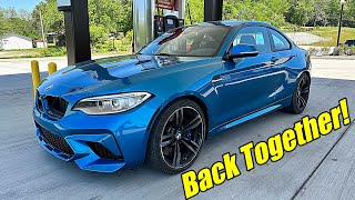 My Bmw M2 Is Back Together! It looks Amazing!