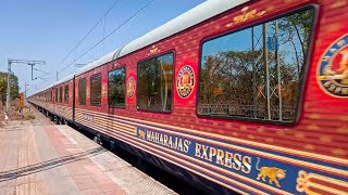 HIGH SPEED !!! MAHARAJAS Express Deadly SGUJ WDG4 : LUXURIOUS Train of INDIA