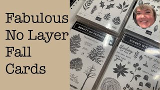 Fabulous No Layer Fall Cards