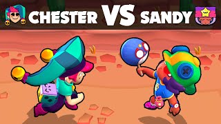 CHESTER vs SANDY | 1 vs 1 | Brawl Stars