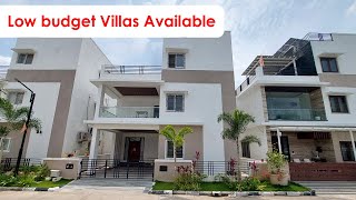 Luxurious Triplex Villa Available in Hyderabad || Villas for sale ||  Low budget Villa Available