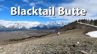 Beautiful Grand Teton Early Season Hike - Blacktail Butte