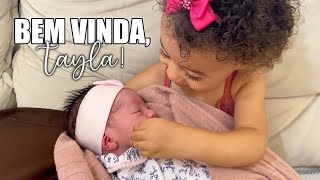 Seja bem vinda, minha pequena Tayla!