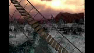 Final Fantasy VII - The rope bridge collapses at Mt. Nibel (2012 PC Re-release Version) [Disc 1 FMV]