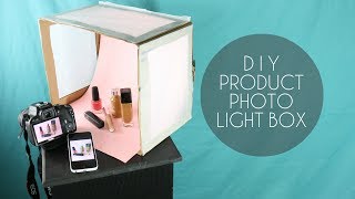 DIY PHOTOGRAPHY LIGHT BOX