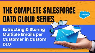 Video #10 Extracting & Storing Multiple Emails per Customer in Custom DLO | Data Cloud Course Series