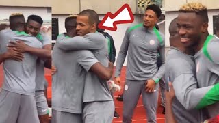 Moment Victor Osimhen Surprised Super Eagles Teammates Ahead Of World Cup Qualifiers