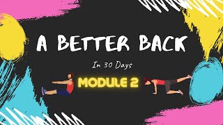 30 Days to a Better Back: Week 2