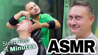 DEFINITIVE SLEEP | Amazing ASMR Barber Massage IN Real Barber Shop