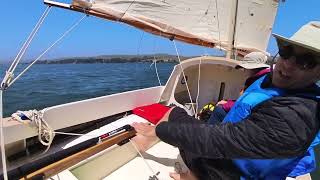 LAUNCHING SCAMP Wildflower from the beach in Tomales Bay