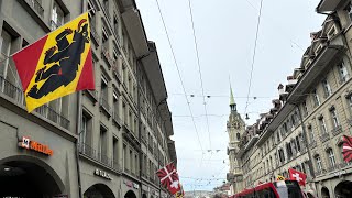 City of Bern Switzerland TrainStation