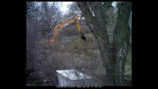 Neighbours capture our house being built in 14 minutes.