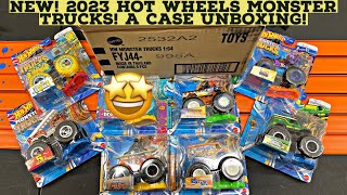 *NEW!* 2023 HOT WHEELS MONSTER TRUCK ‘A’ CASE UNBOXING!