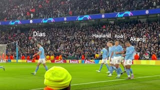 Erling Haaland penalty goal in Champions League round16😲💙⚽