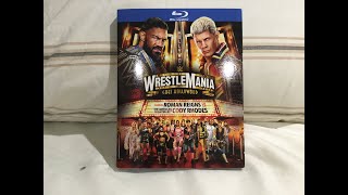 WWE WrestleMania 39 Blu Ray Unboxing