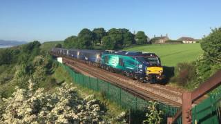 Class 68's at Kinghorn - Friday 3rd June 2016