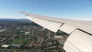 Arrival into London Heathrow (EGLL) RWY 27R | PMDG B77W | MSFS