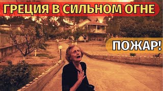 Очень важно! В Греции уже 7 день идет лесной пожар. Остров Эвбея полностью весь сгорел.